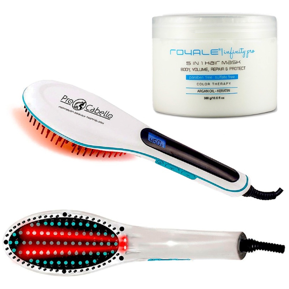 NWT Procabello Straightening Brush & Mask